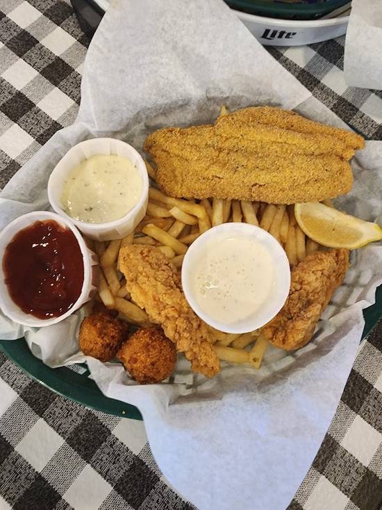 Order 1 Catfish / 1 Chicken Strip food online from Flying Fish - Memphis store, Memphis on bringmethat.com