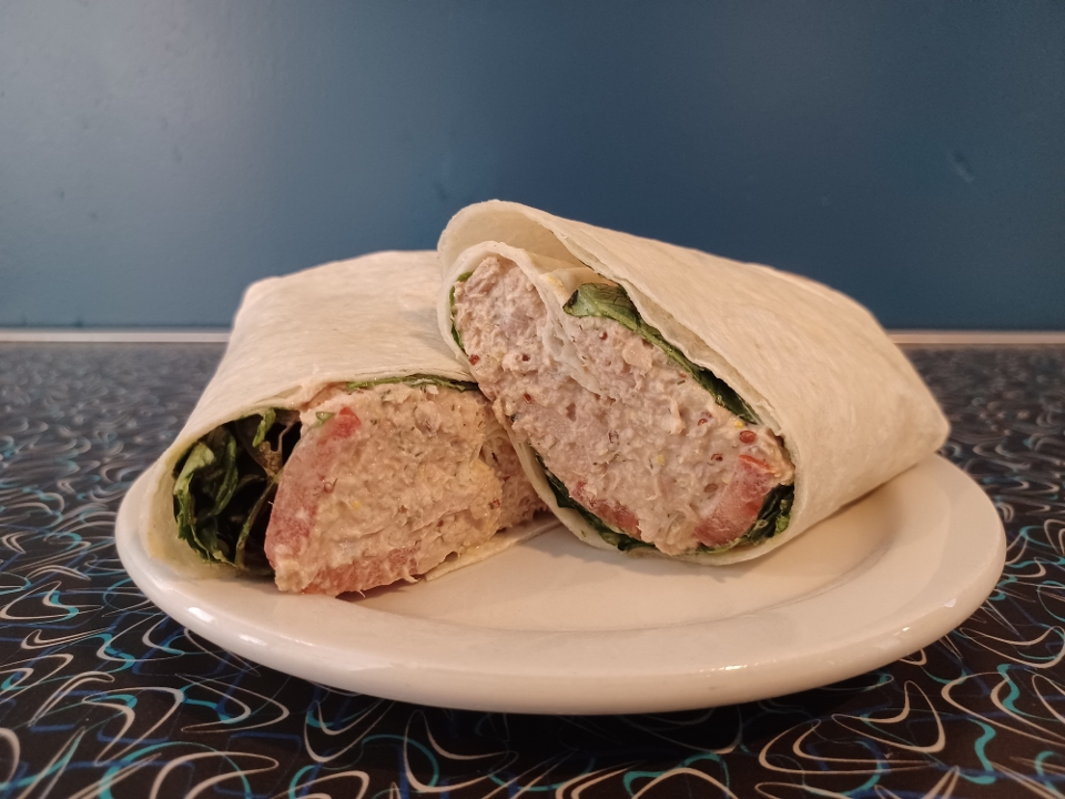 Order Tuna Salad Wrap food online from Muffin Top Cafe store, Minneapolis on bringmethat.com