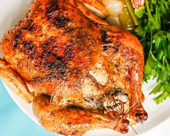 Order Whole Chicken with 2 Sides food online from George's Greek Grill-Fig at 7th store, Los Angeles on bringmethat.com