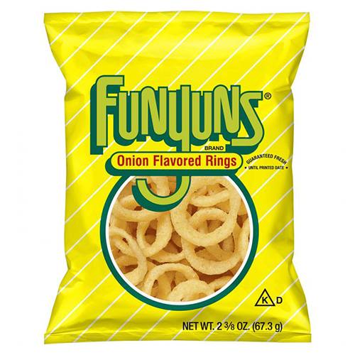 Order Funyuns - 2 1/8 oz Bag/Single food online from Bottle Shop & Spirits store, Los Alamitos on bringmethat.com