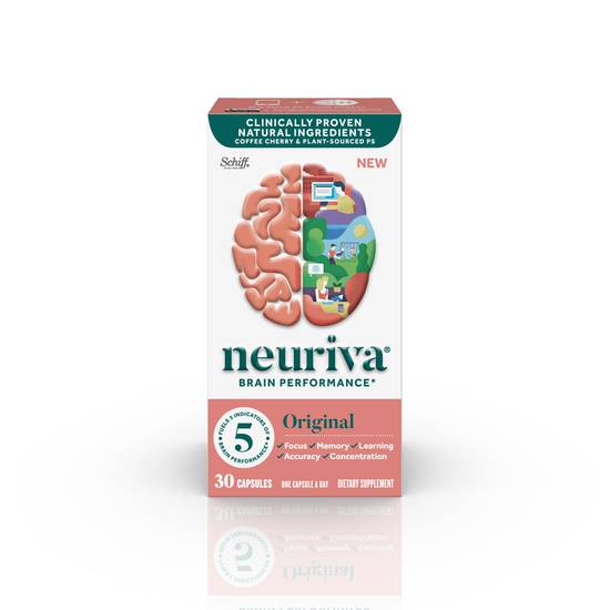 Order Neuriva Original Brain Performance Supplement (30 ct) food online from Rite Aid store, Palm Desert on bringmethat.com