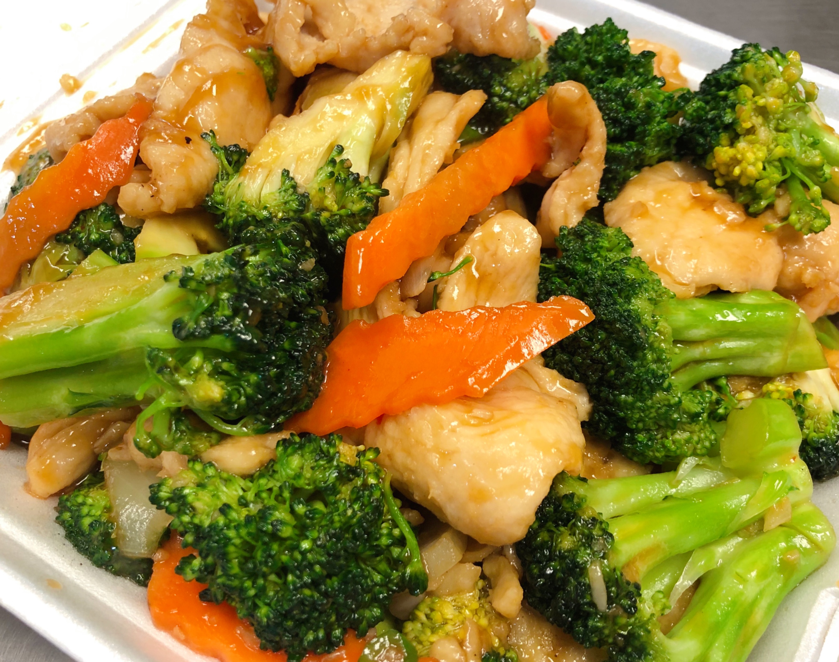 Order Broccoli Chicken food online from China A Go Go (Losee) store, North Las Vegas on bringmethat.com
