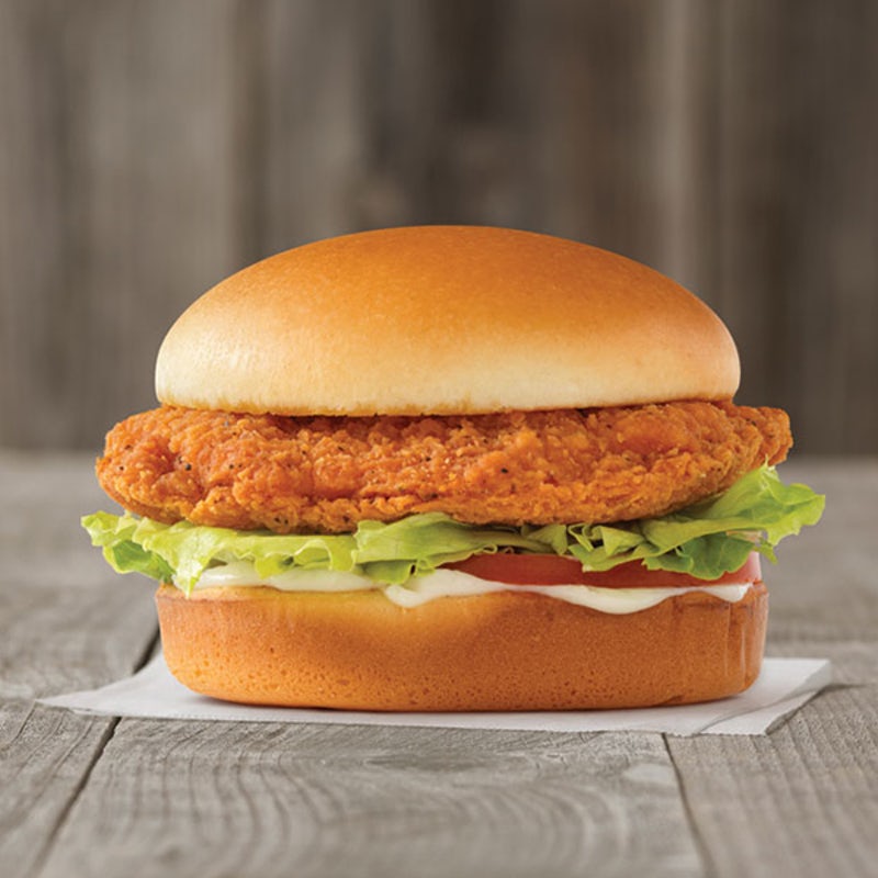 Order Crispy Chicken Sandwich food online from Good Times Burgers & Frozen Custard #140 store, Aurora on bringmethat.com