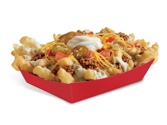 Order Queso Loaded Fries food online from Del Taco store, Bountiful on bringmethat.com