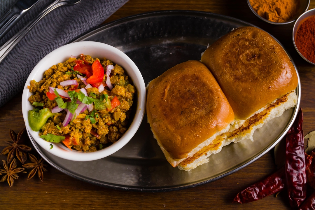 Order Keema Pao food online from Dhaba indian cuisine store, New York on bringmethat.com