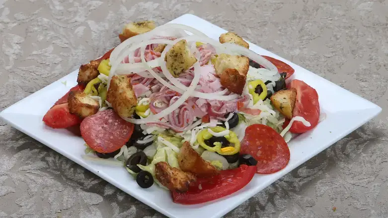 Order Zeppe's Antipasto Salad food online from Zeppe'S Pizzeria store, Middlefield on bringmethat.com