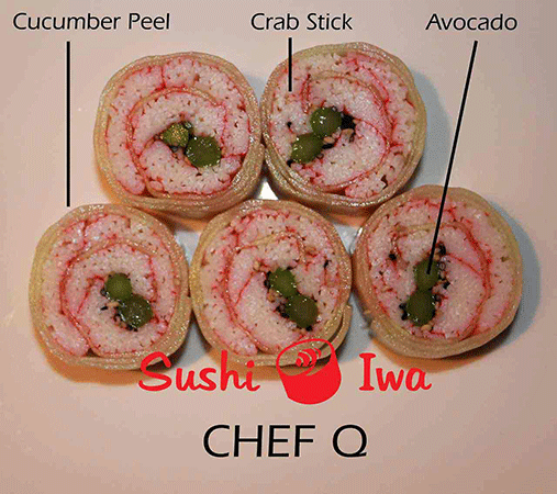 Order CHEF Q (5PCS) food online from Sushi Iwa store, Apex on bringmethat.com