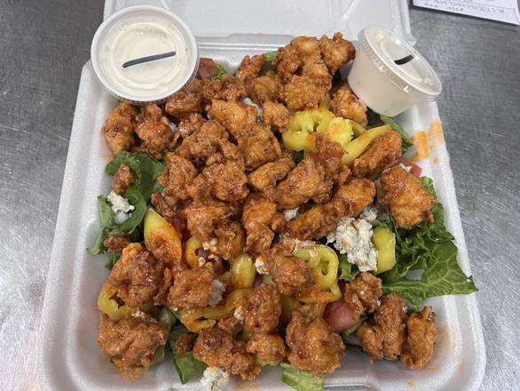Order Buffalo Chicken Salad food online from Mineos Pizza & Wings store, Franklin on bringmethat.com