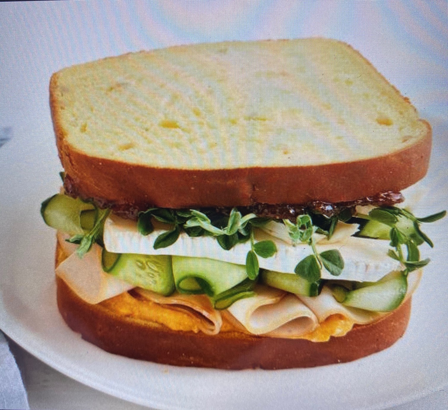 Order Turkey and Brie Sandwich food online from Town Hall Deli store, Englewood on bringmethat.com