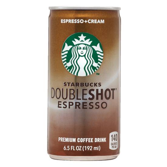 Order Starbucks DoubleShot Espresso+Cream Premium Coffee Drink food online from Cvs store, TRAVERSE CITY on bringmethat.com