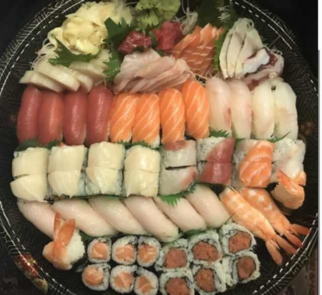 Order C. Sushi and Sashimi Platter food online from Abeca sushi store, New York on bringmethat.com