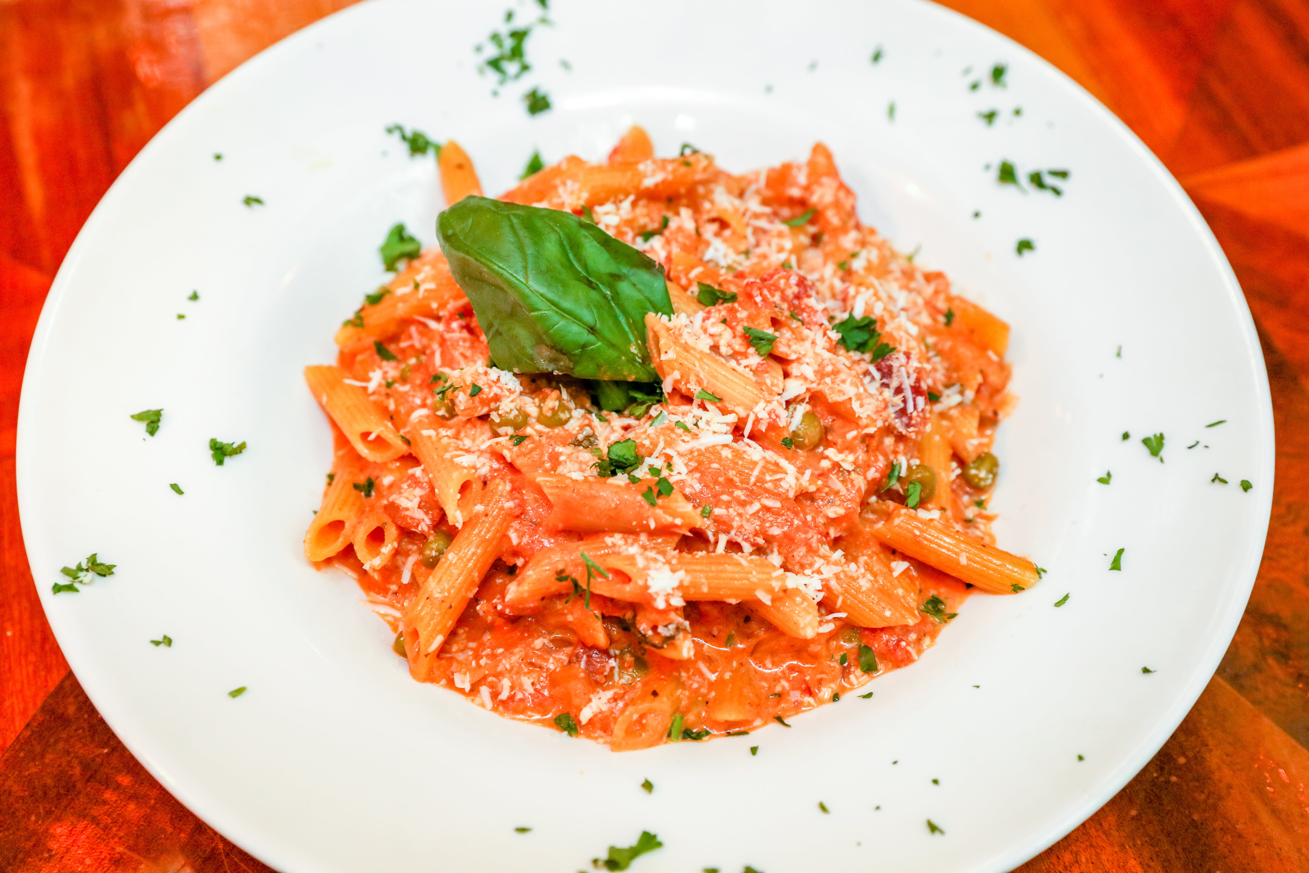 Order Famous Penne Mamma - For One food online from Mama Mia Ristorante store, Marmora on bringmethat.com