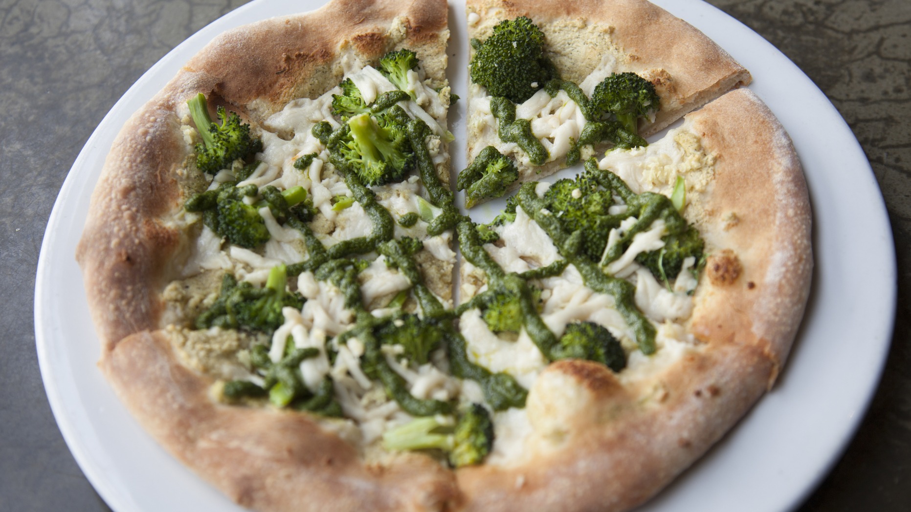 Order White Pizza food online from Sage Plant Based Bistro & Brewery store, Agoura Hills on bringmethat.com