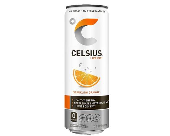 Order Celsius Orange food online from Baggin's Gourmet Sandwiches store, Oro Valley on bringmethat.com