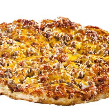 Order Bacon Double Cheeseburger - Small food online from Fox's Pizza Den store, Turtle Creek on bringmethat.com