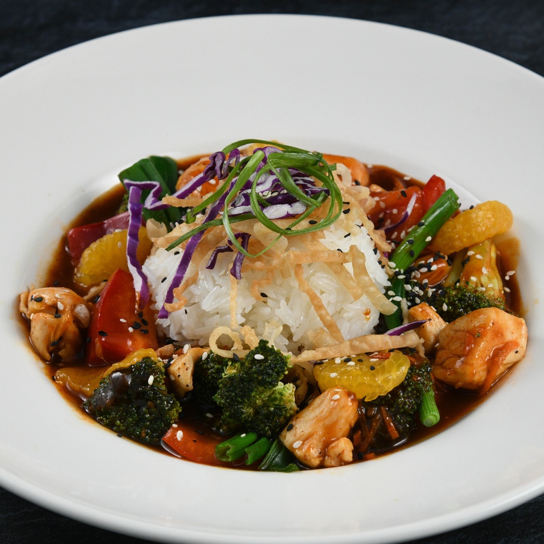 Order Korean Spicy Stir-fry food online from Rainforest Cafe store, Las Vegas on bringmethat.com