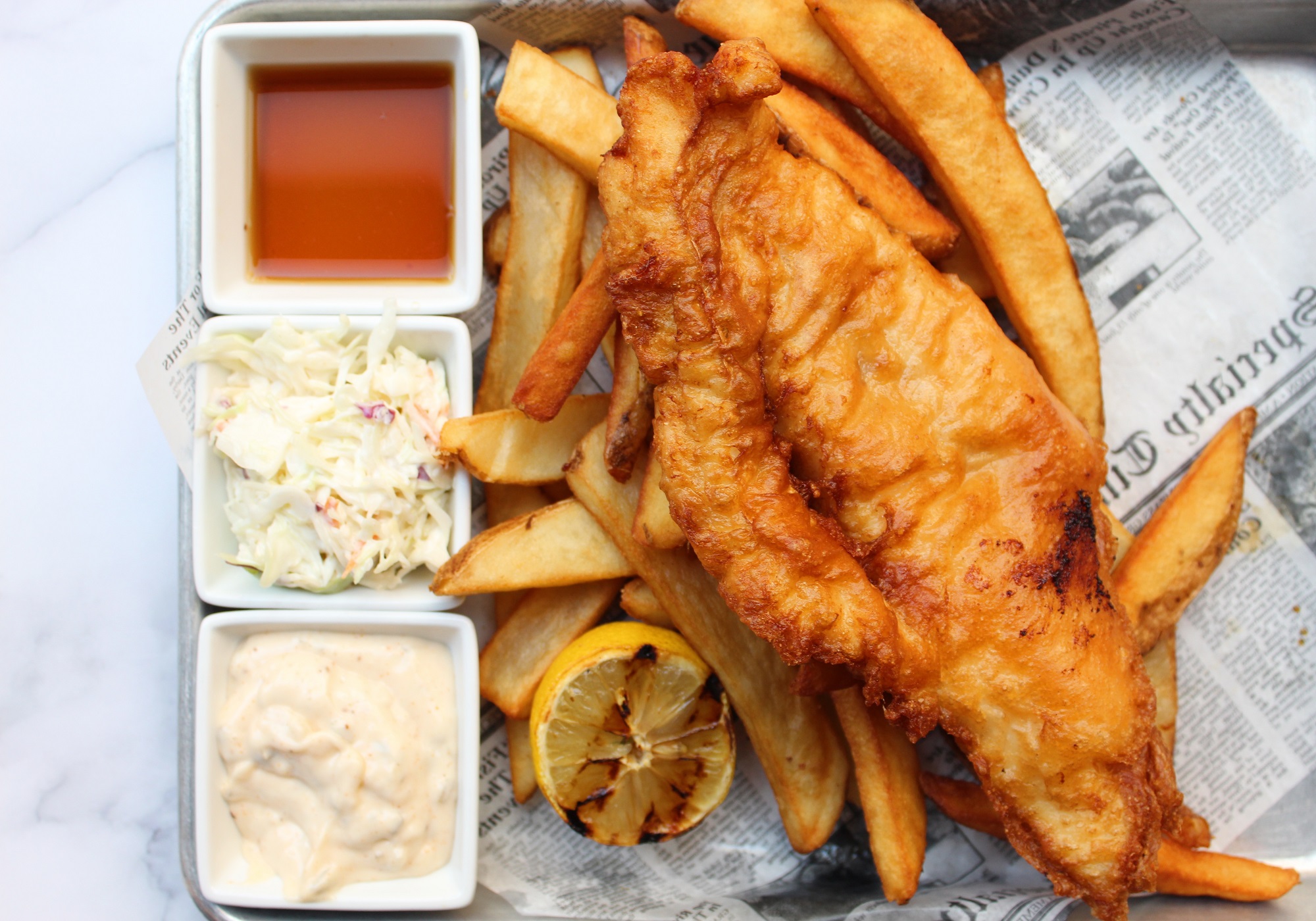 Order Fish ＆ Chips food online from Emerald Loop Bar & Grill store, Chicago on bringmethat.com