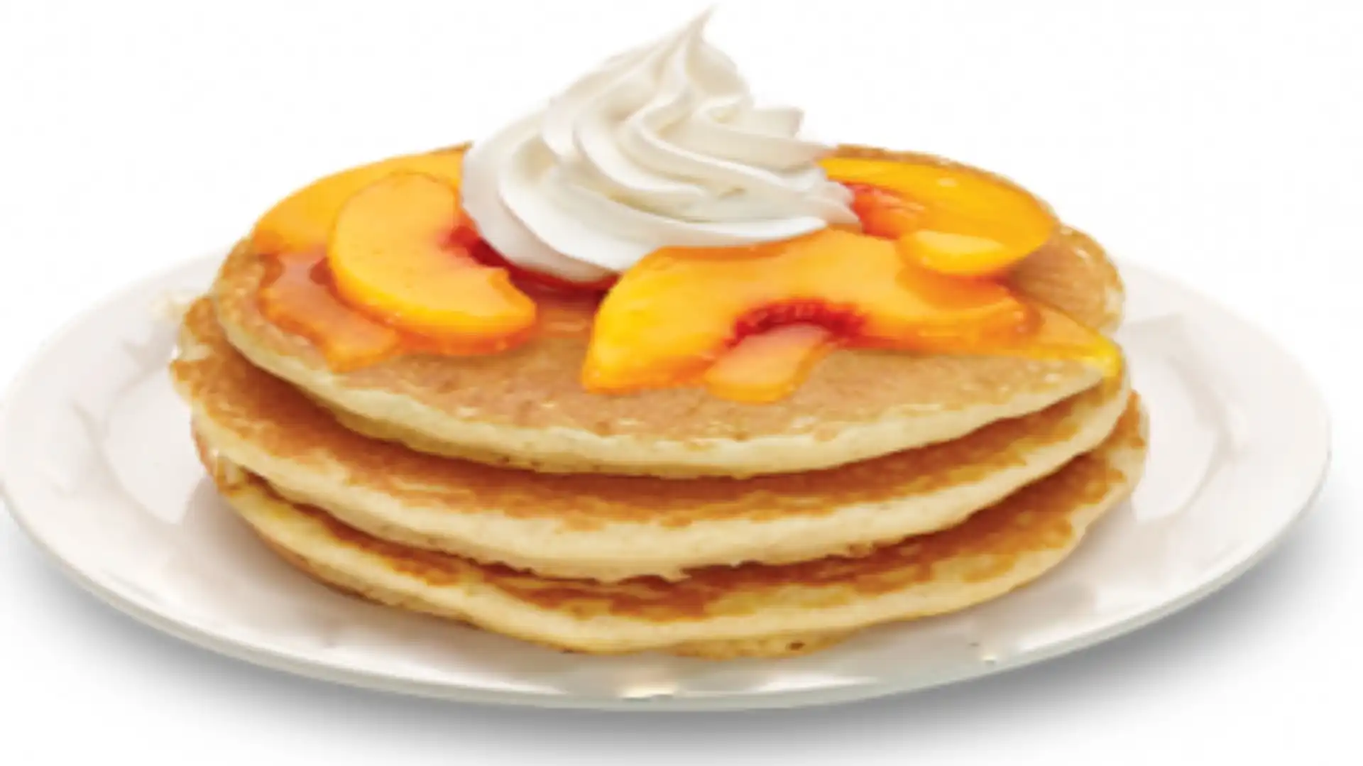 Order Peach Pancakes food online from Sunnyside store, Fontana on bringmethat.com