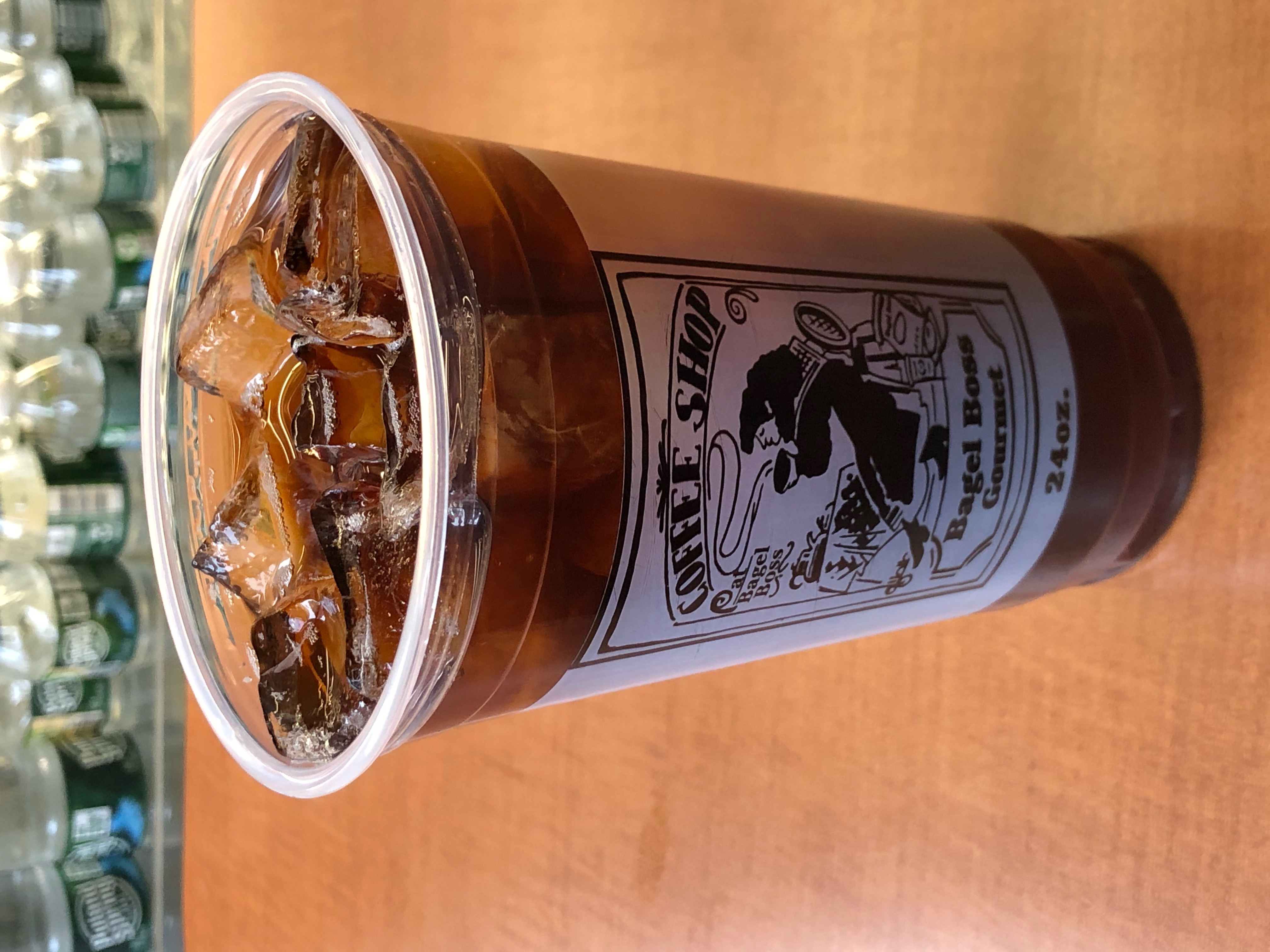 Order Iced Coffee food online from Bagel boss store, New York on bringmethat.com