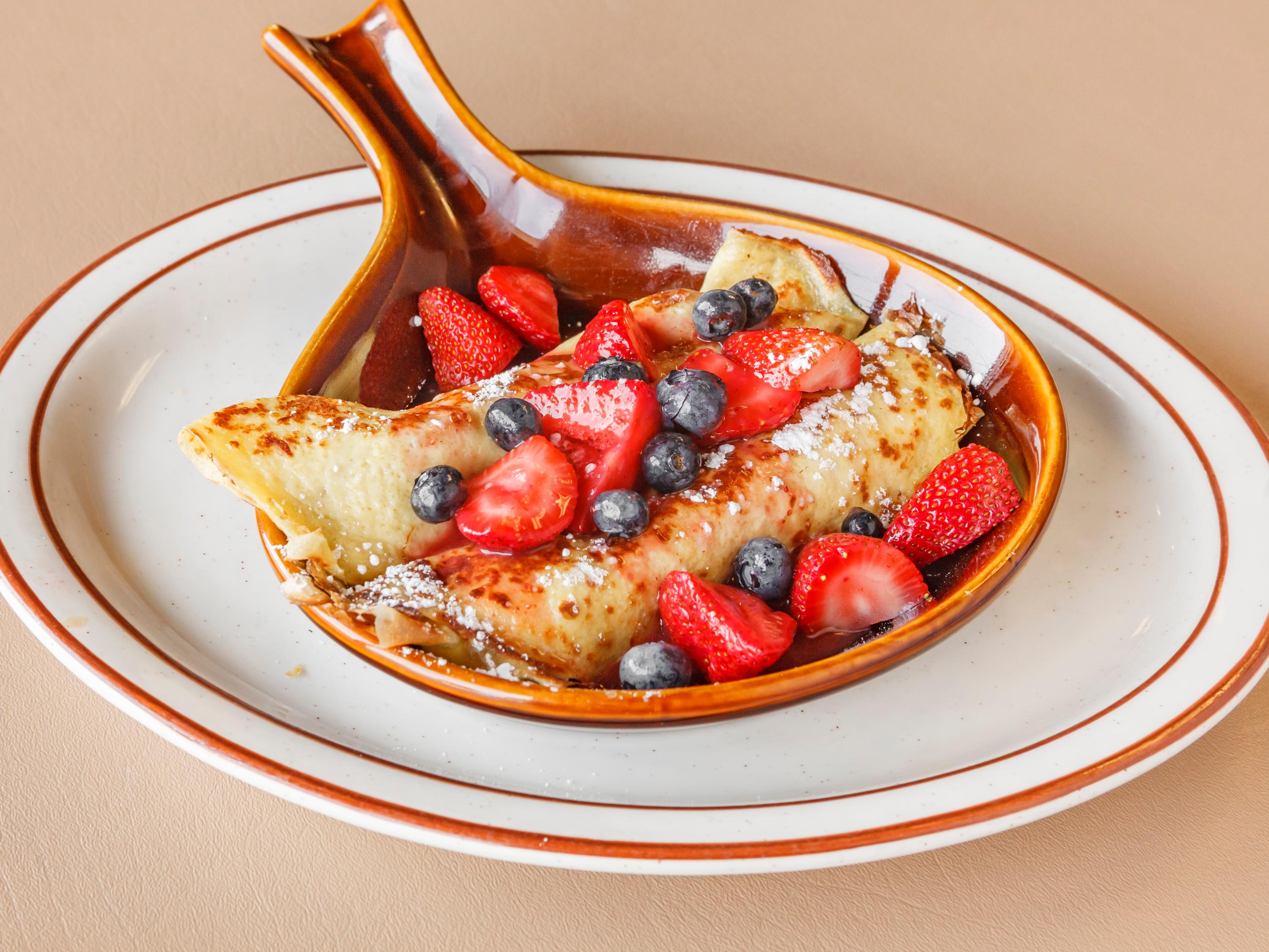 Order Aspen Fruit Crepes food online from Le Peep Restaurant store, Springfield on bringmethat.com
