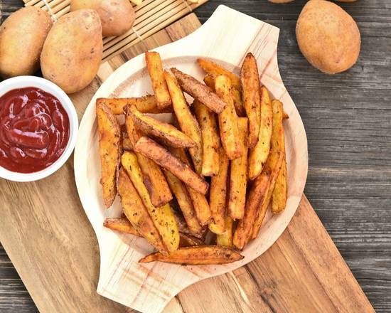 Order Seasoned French Fries food online from Fine Line Desserts store, Fremont on bringmethat.com