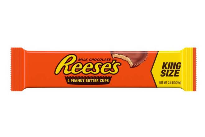 Order Reese's 4 Peanut Butter Cups King Size food online from Windy City Liquor Market store, El Cajon on bringmethat.com