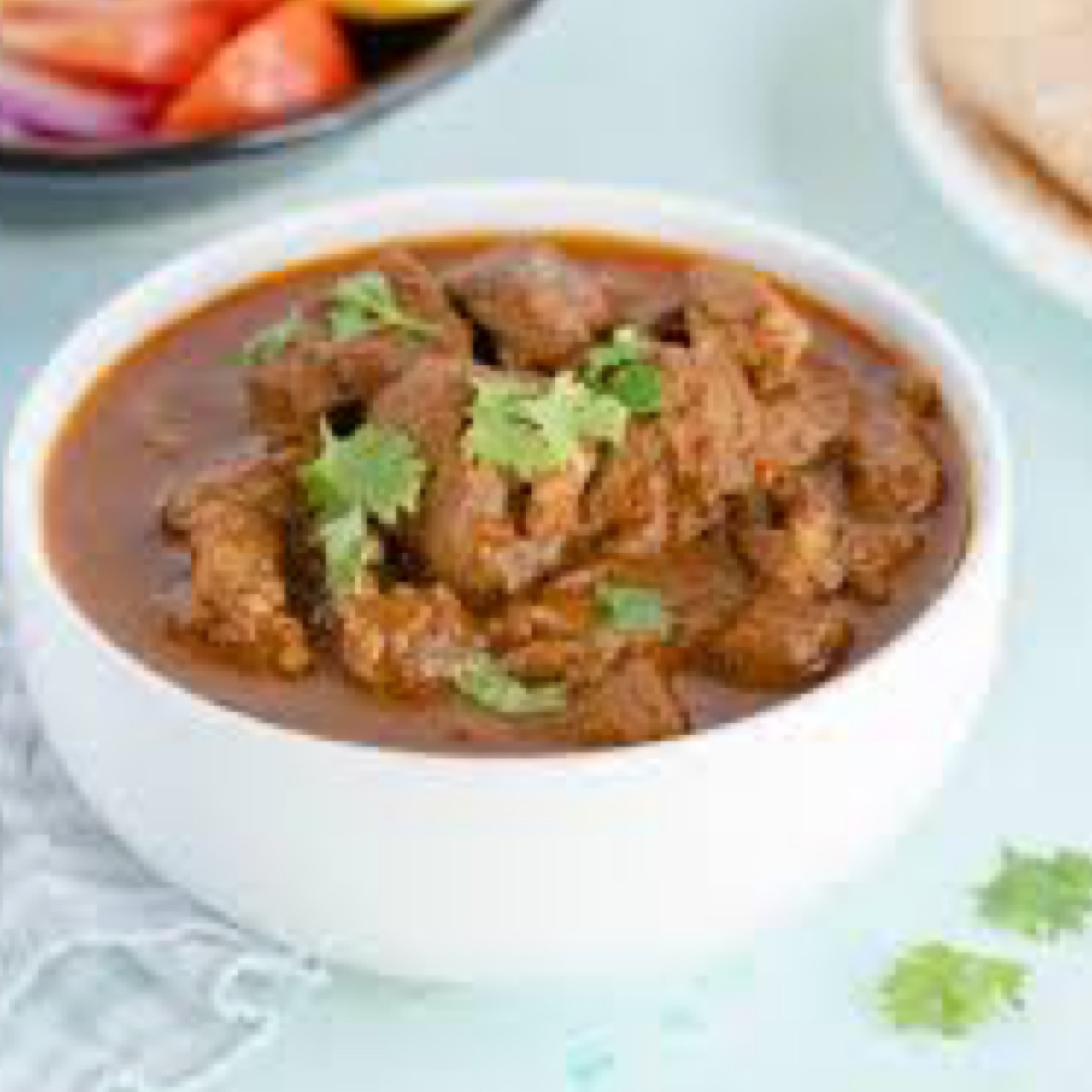 Order Lamb Curry food online from MasalaCraft Indian Cuisine store, Santa Ana on bringmethat.com