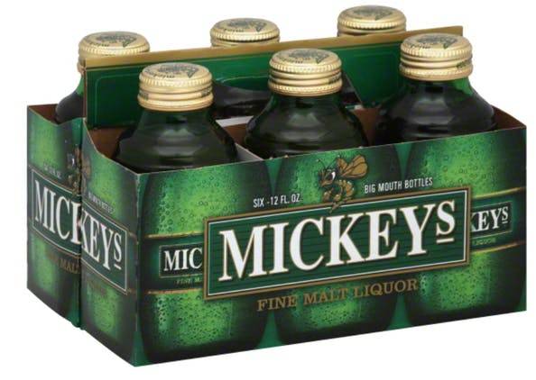 Order Mickey'S Fine Malt Liquor - Pack Of 6 food online from Red Roof Market store, Lafollette on bringmethat.com