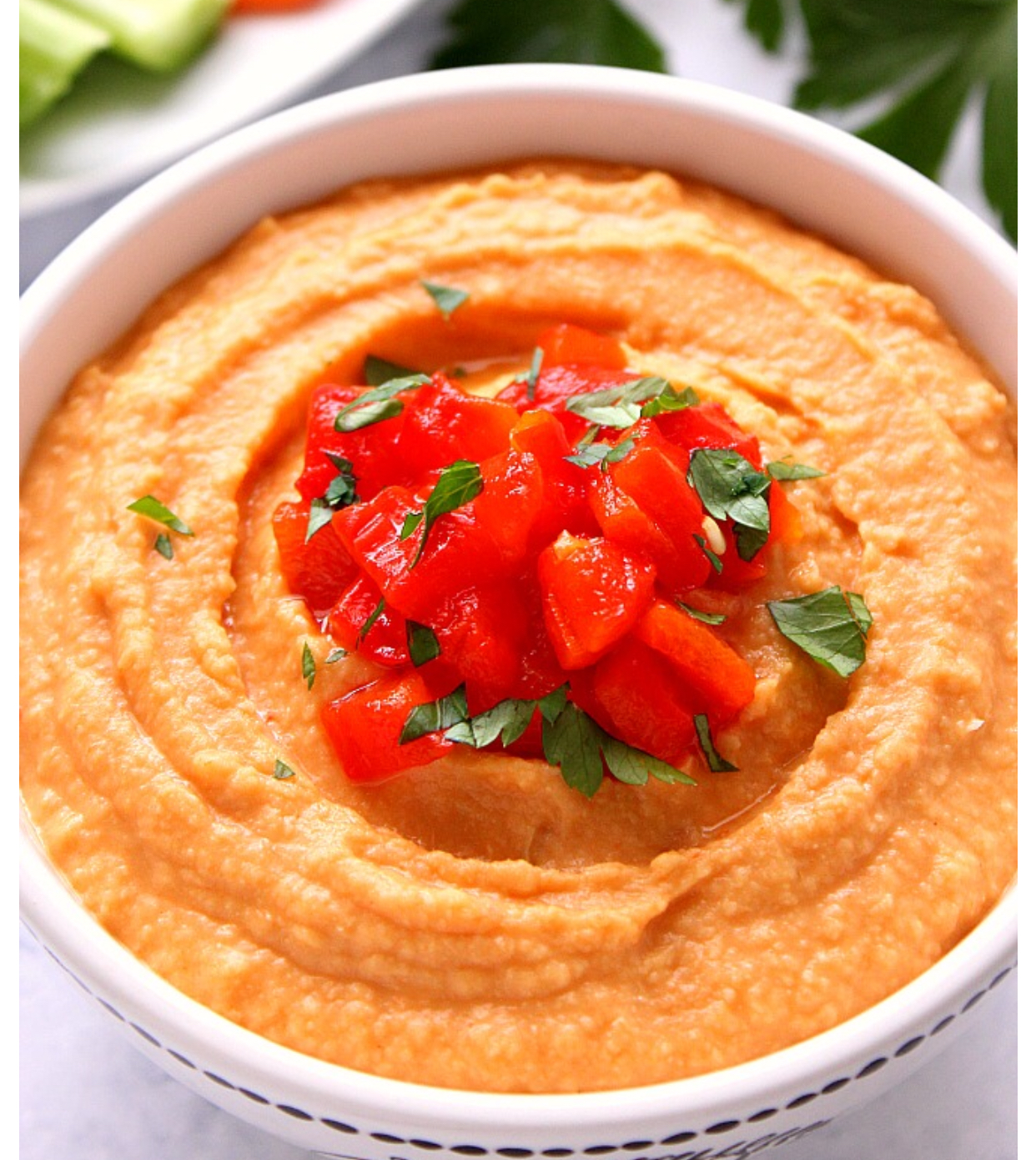 Order Spicy Roasted Red Pepper Hummus food online from Salam store, Chicago on bringmethat.com
