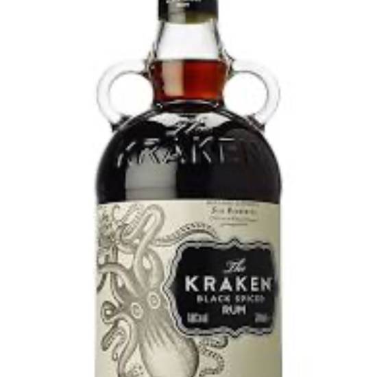 Order Kraken black Spiced Rum 750ml food online from Bay Area Liquors & Groceries store, Oakland on bringmethat.com