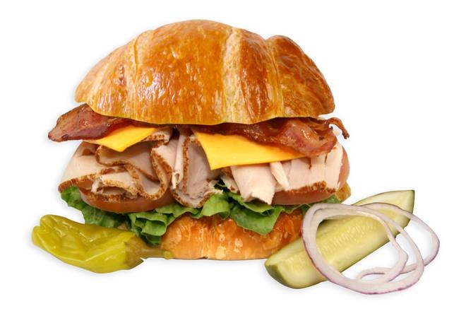 Order #67 CR Turkey Club food online from Lee'S Sandwiches store, Chandler on bringmethat.com