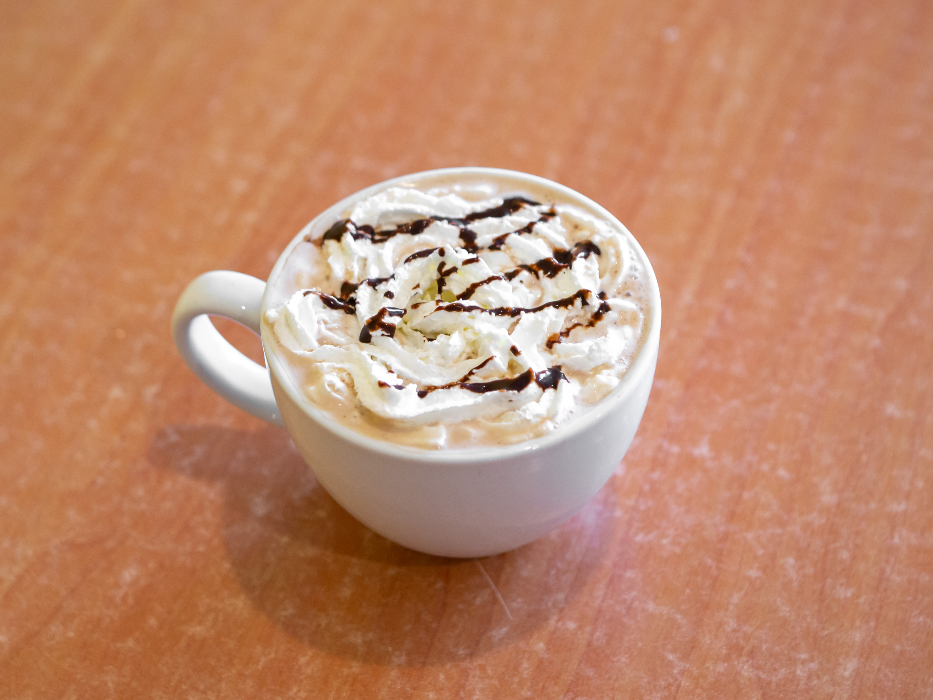 Order Peppermint Mocha Latte food online from The Peaberry Bean & Beats store, Whitmore Lake on bringmethat.com