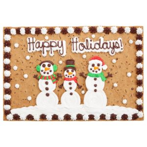 Order Snowmen Cookie Cake food online from American Deli on Broad St. store, Athens on bringmethat.com