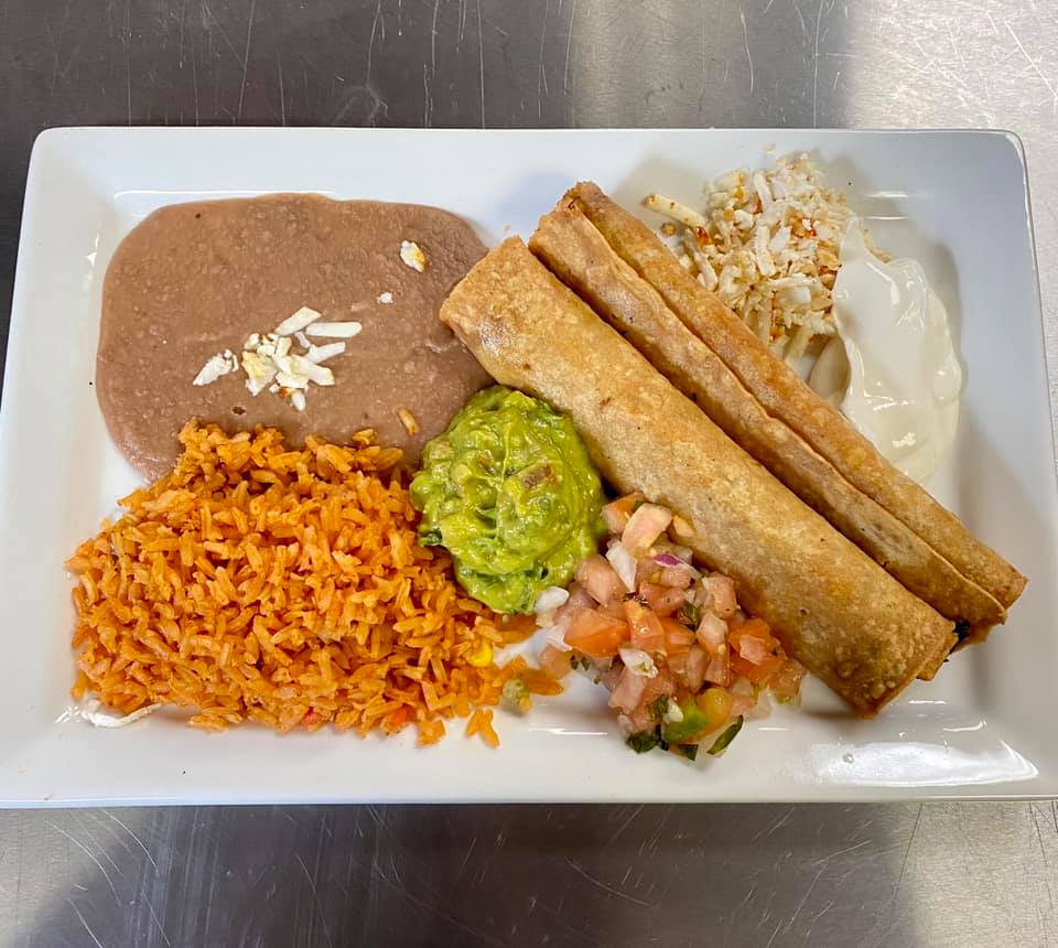Order Flautas de Pollo food online from Macho Grill store, Forest Park on bringmethat.com
