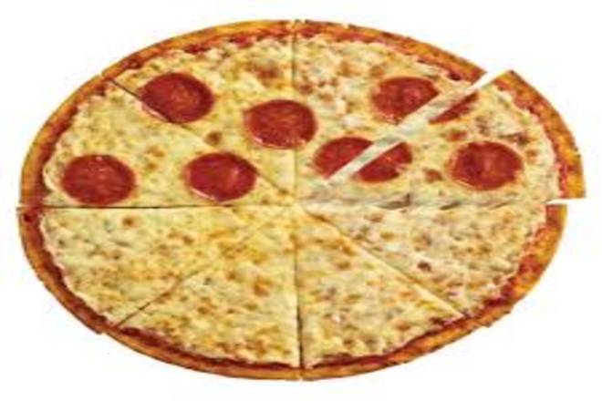Order 1/2 Cheese, 1/2 Pepperoni food online from Chuck E. Cheese store, janesville on bringmethat.com