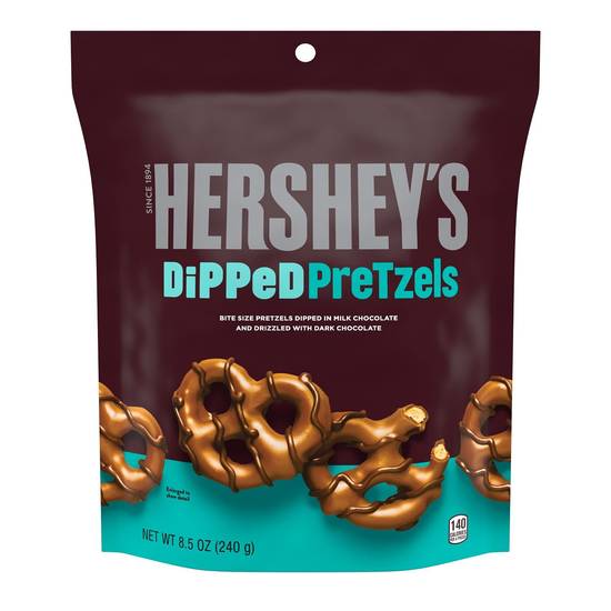 Order Hershey's Dipped Pretzels in Milk Chocolate and Drizzled with Dark Chocolate, 8.5 OZ food online from Cvs store, GREENWICH on bringmethat.com