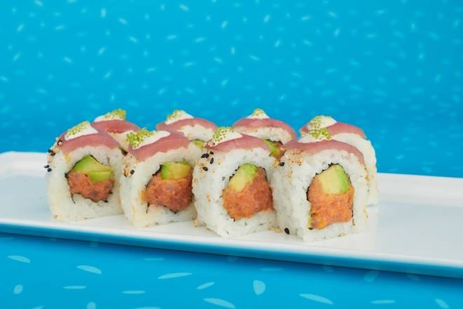 Order Two Timing Tuna Roll food online from Sushi Maki store, Palmetto Bay on bringmethat.com