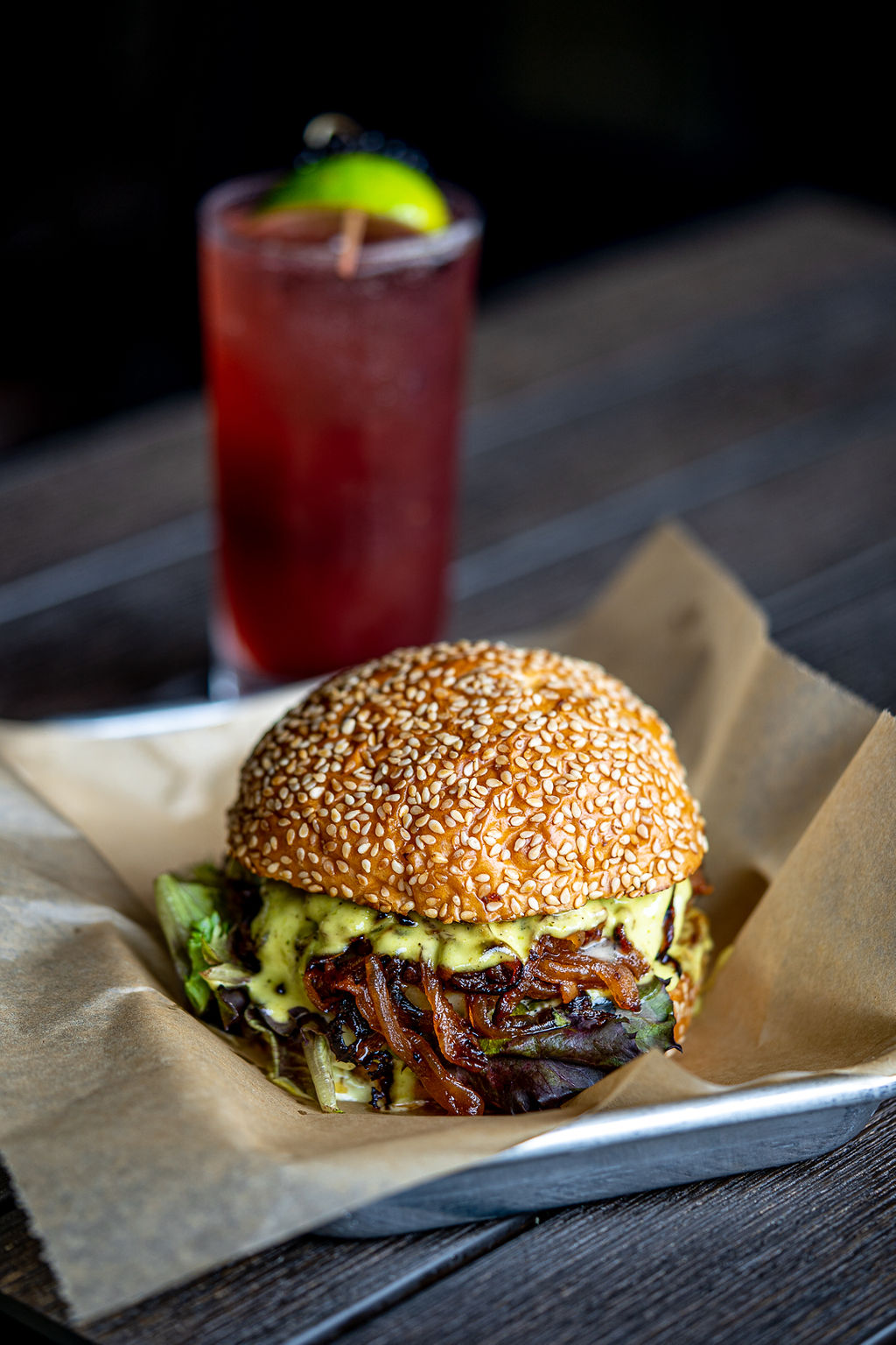 Order Famous Burger food online from Over/Under Public House store, Burbank on bringmethat.com