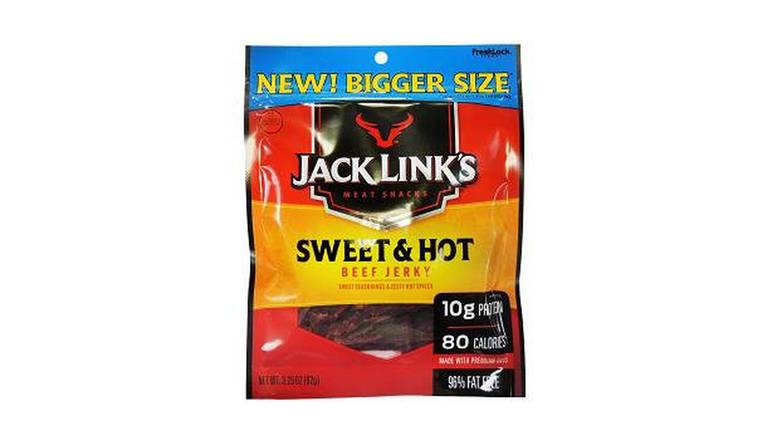 Order Jack Link'S  Sweet & Hot Beef Jerky food online from Shell Rock Spring store, Bel Air on bringmethat.com