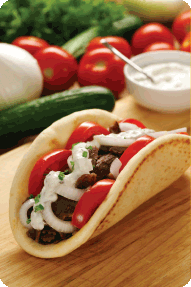 Order Traditional Lamb Gyro food online from Mm! Mm! Pizza store, Pittsburgh on bringmethat.com