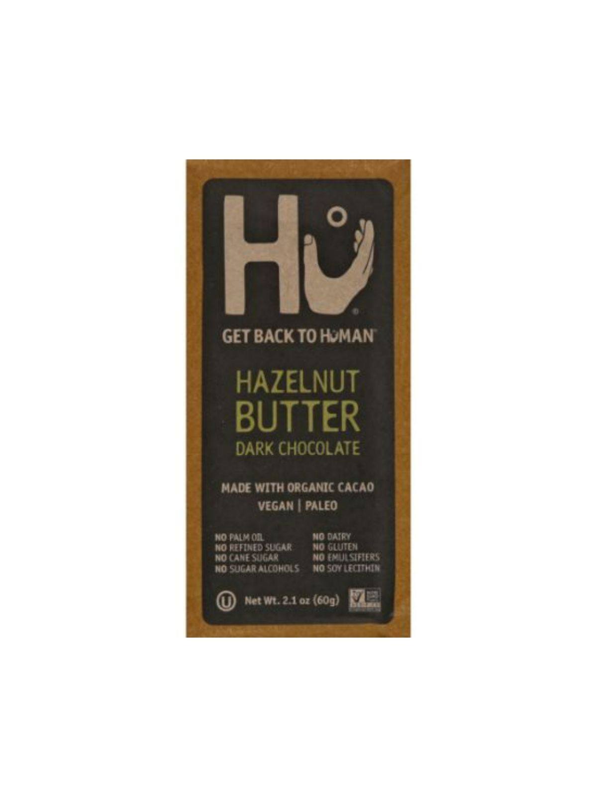 Order Hu Hazelnut Butter Chocolate Bar (2.1 oz) food online from Stock-Up Mart store, Minneapolis on bringmethat.com