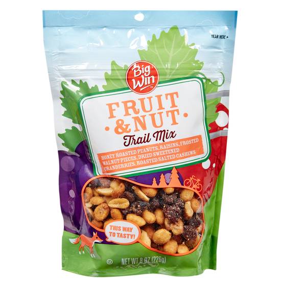 Order Big Win Fruit & Nut Trail Mix (8 oz) food online from Rite Aid store, Eugene on bringmethat.com