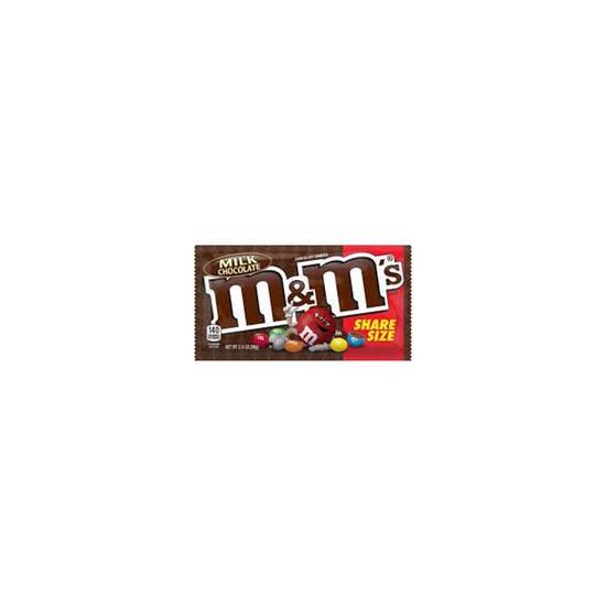 Order M&M Milk Chocolate King Size 3.14 OZ food online from Chevron Extramile store, Inglewood on bringmethat.com