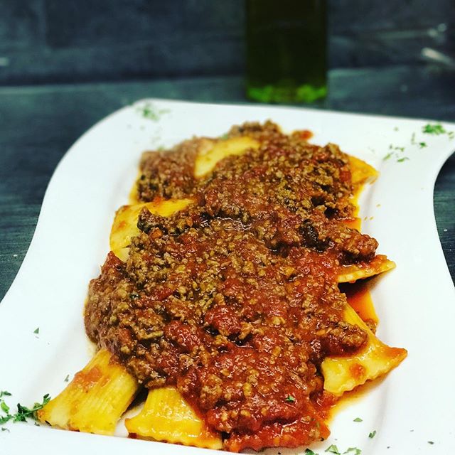 Order Stuffed Rigatoni with Meat Sauce food online from Nino's Pizza & Restaurant store, Hillsdale on bringmethat.com