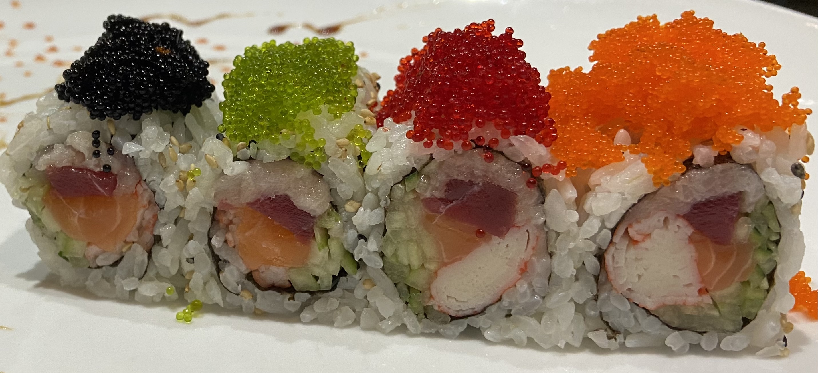 Order H04. New York Roll food online from Soho Sushi store, Grand Rapids on bringmethat.com