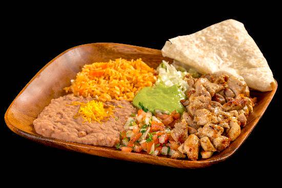 Order #15 Carnitas Plate food online from Filiberto Mexican Food store, Glendale on bringmethat.com