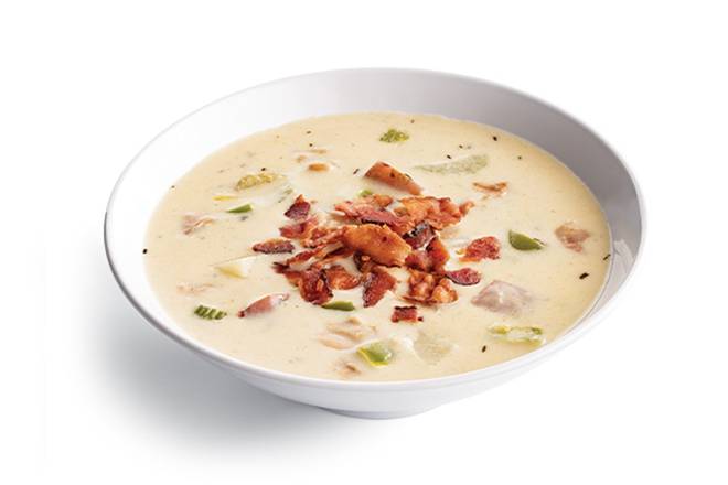 Order NEW ENGLAND CLAM CHOWDER food online from Cafe Zupas store, Meridian on bringmethat.com