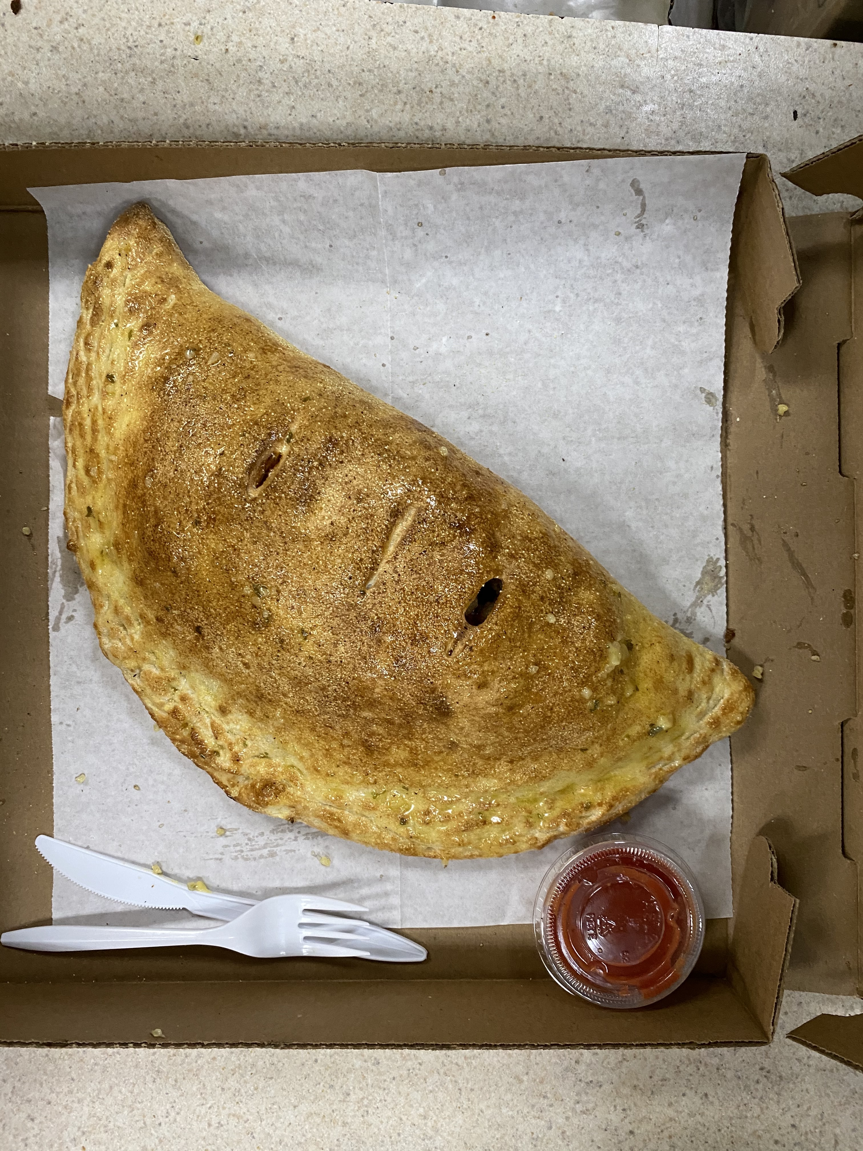 Order Meat Lover's Stromboli food online from Wings Things & Pizza store, Severn on bringmethat.com