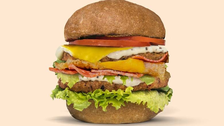 Order Cracked Mayo Burger (Ultimate) food online from VeganBurg store, San Francisco on bringmethat.com