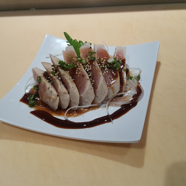 Order Albacore Tataki food online from Toyo Sushi store, Torrance on bringmethat.com